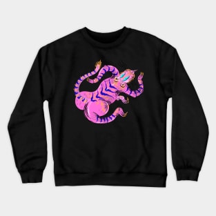 Pink Panther. Pink tiger with big booty Crewneck Sweatshirt